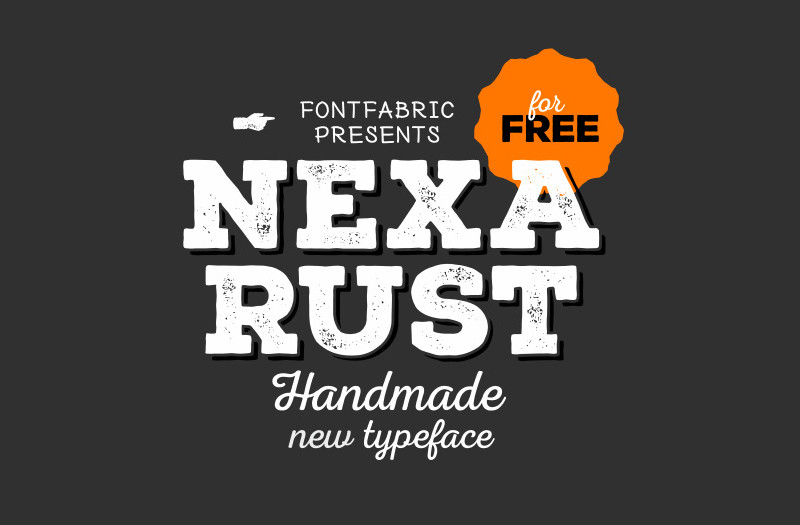 nexa rust font family free download