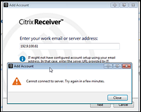 citrix receiver for mac server address